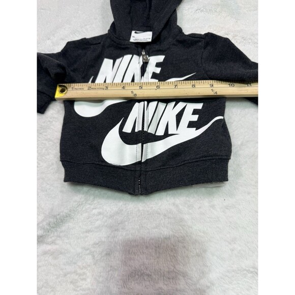 Nike‎ Jacket Baby Sz 3 Months Black Hood Full Zip Unisex 52-56 Cm EUC - Picture 7 of 11